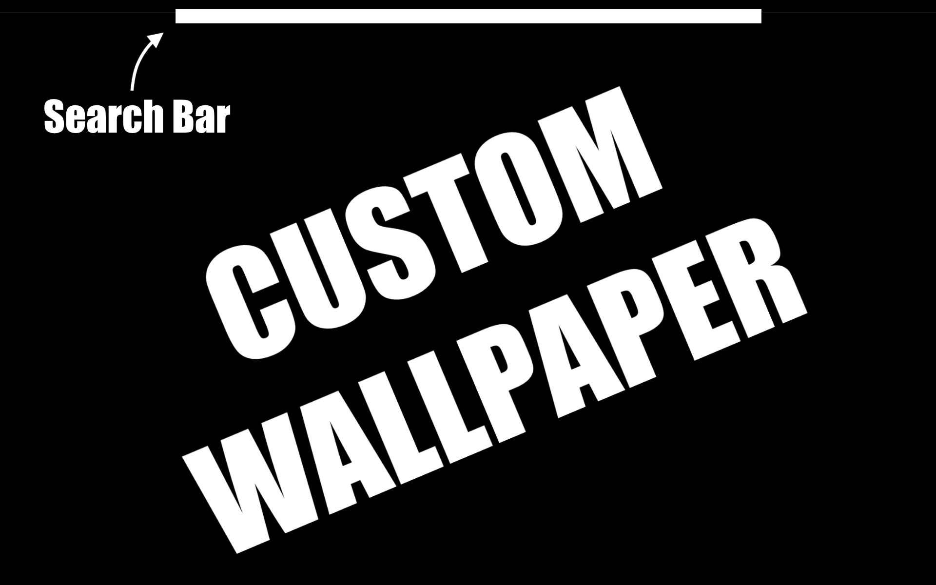 Google Custom Wallpaper (Hide Everything)