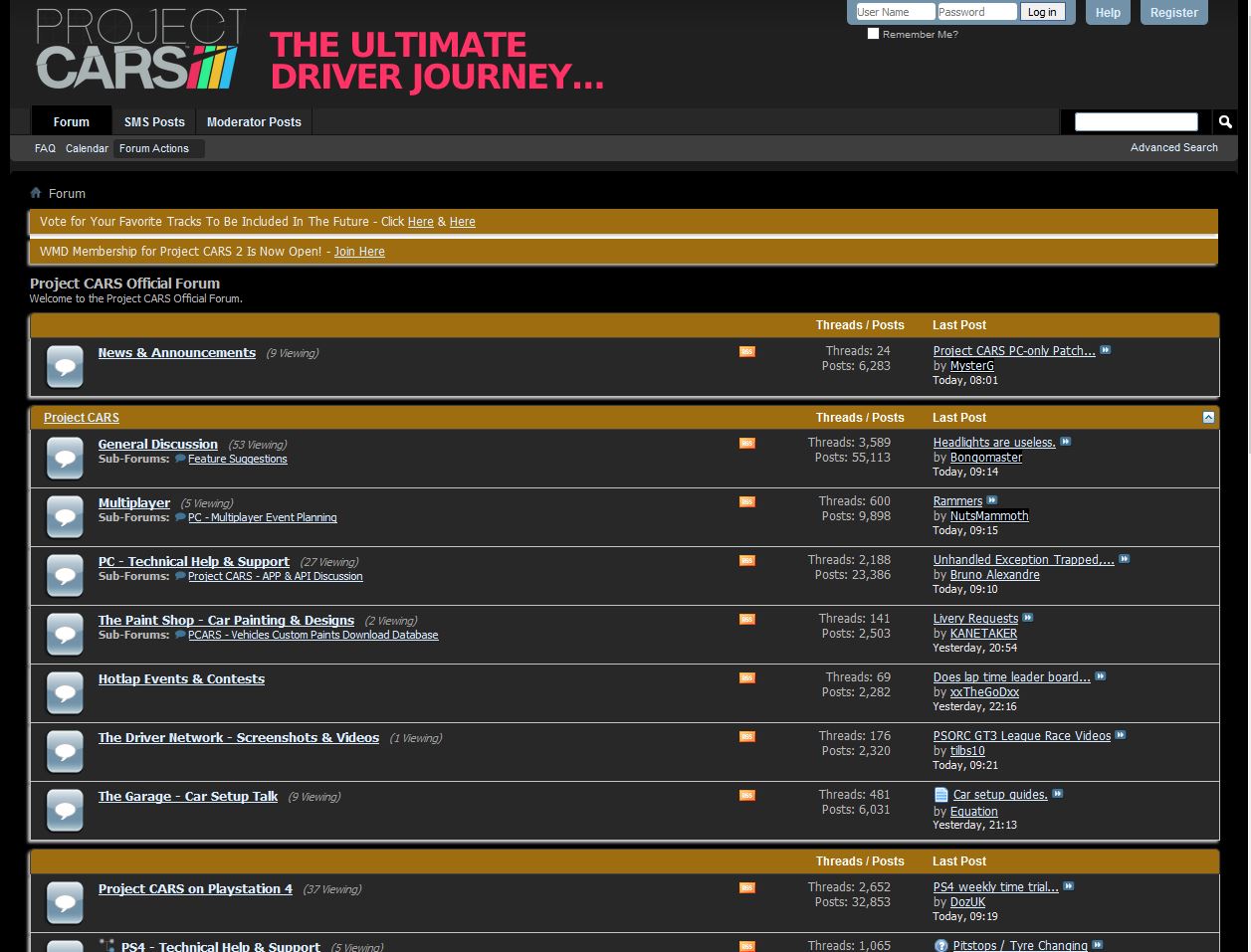 Project Cars Forum(s)