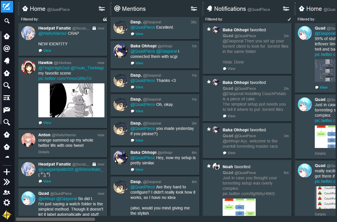 TweetDeck Material