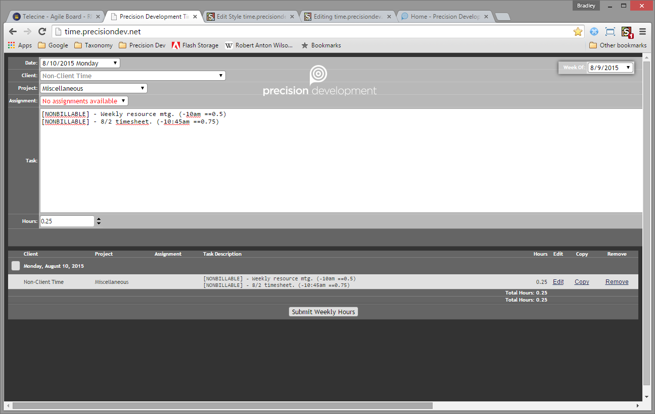 time.precisiondev.net smaller