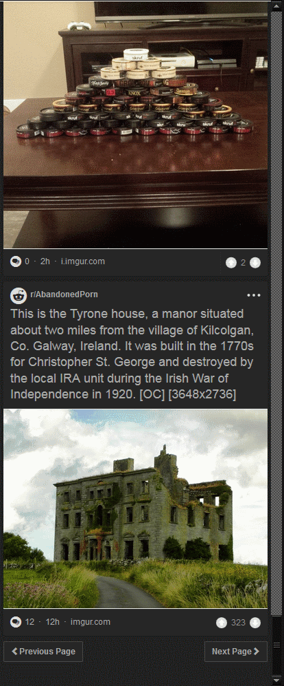 dark reddit [sidebar/mobile]