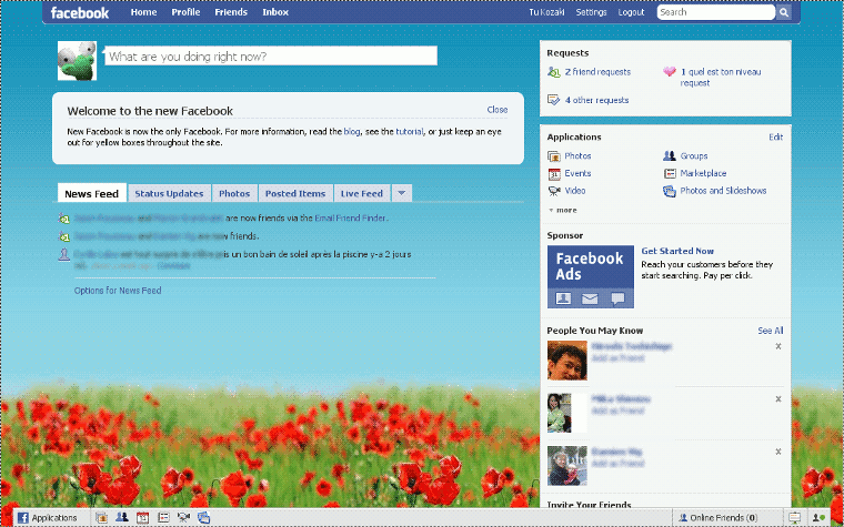 @bsolutely the best - Spring Skin - Facebook v2