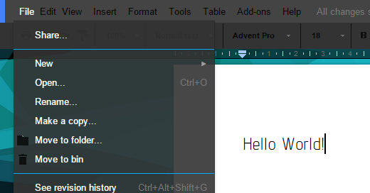 Google Docs Black - By MaltDK