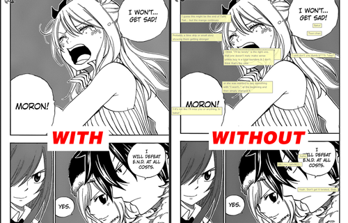 Block Comments on Manga Pages