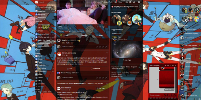 Persona 3 S.E.E.S Facebook Theme (Bermix)