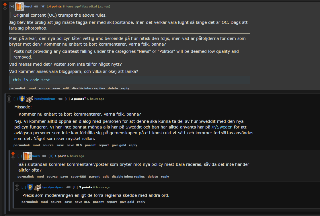 Reddit RES Nightmode fix