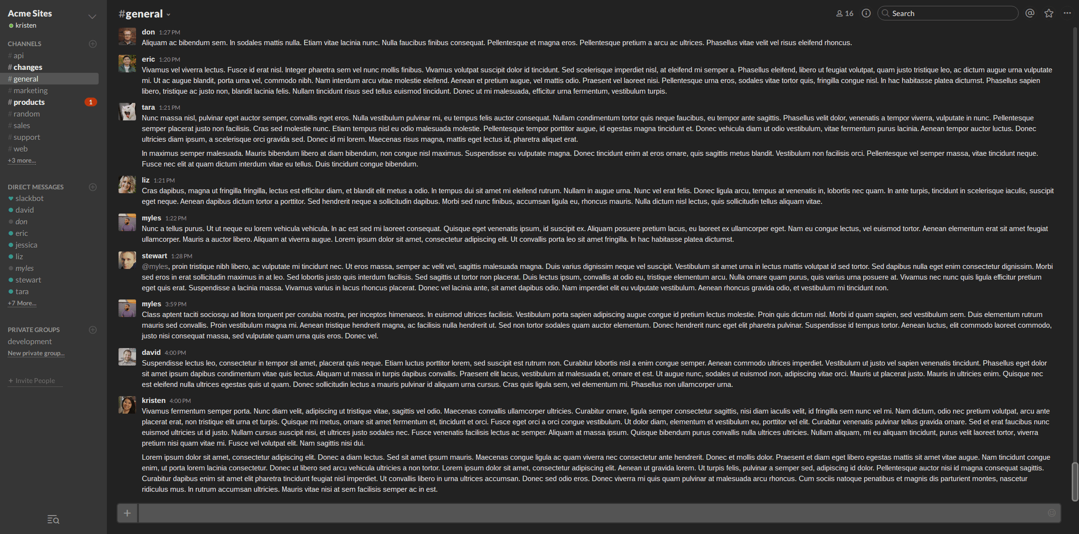Slack Night Mode (Black)