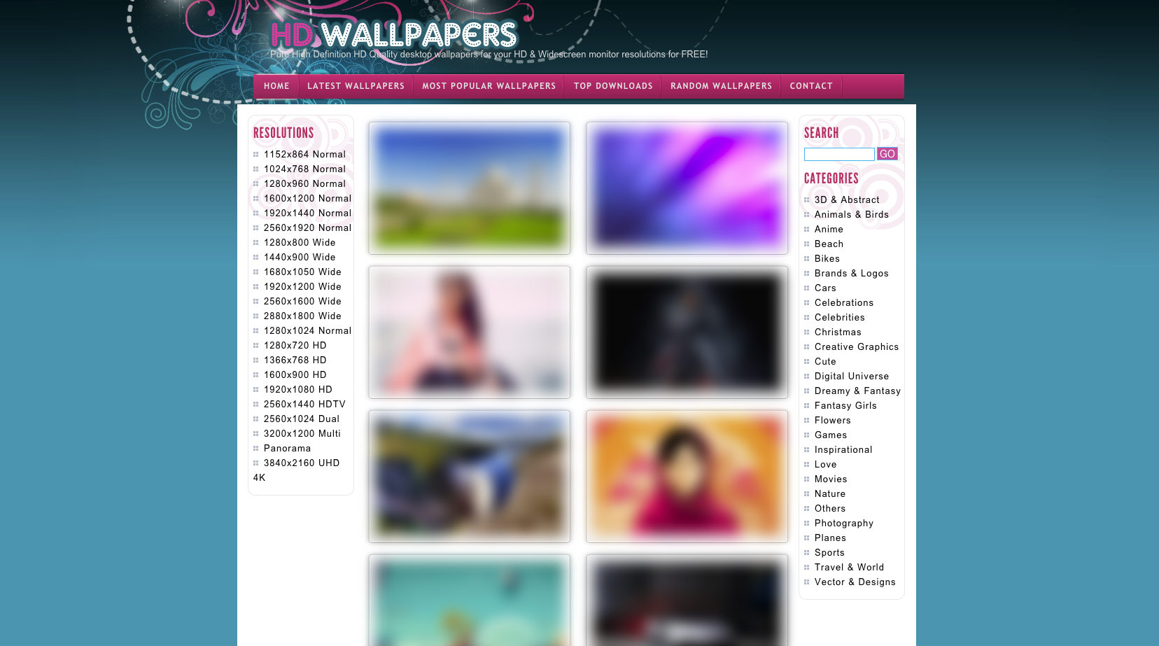 HD Wallpapers Ad Block
