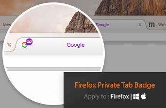 Firefox Private Tab Badge