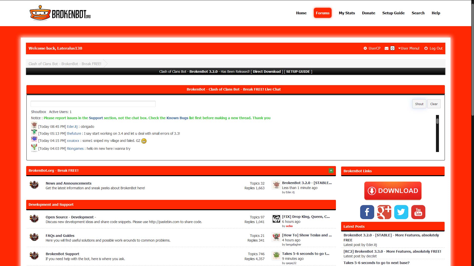 BrokenBot  Full Red Forums