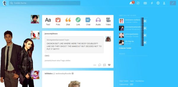 Rebecca and Wes tumblr dashboard bg