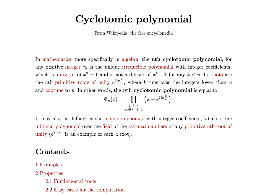 Wikipedia: WiTeX