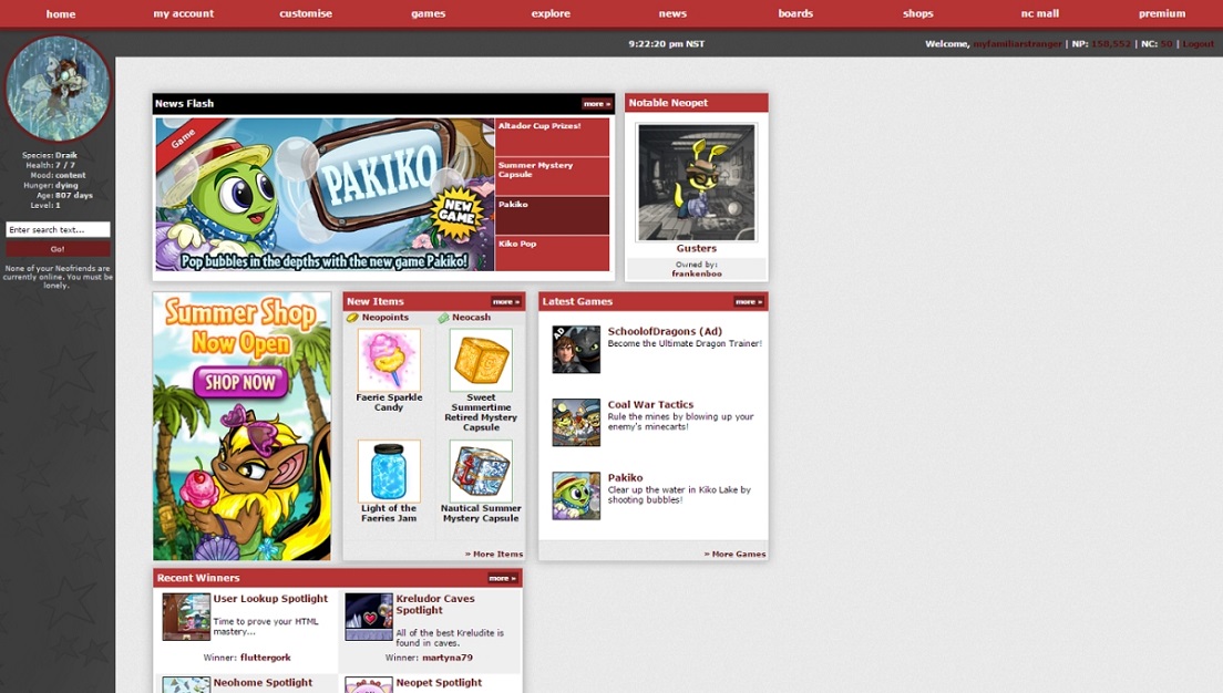 Neopets Red Saolin Theme [Modified]