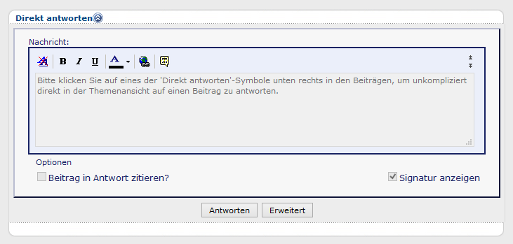 GSPB Schnellantwort-Breite