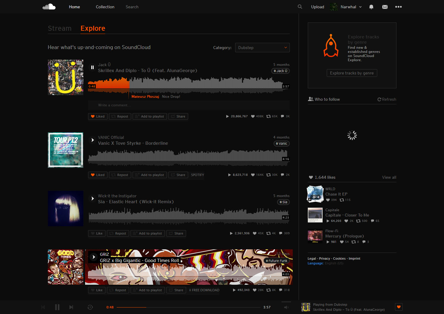 SoundCloud Dusk