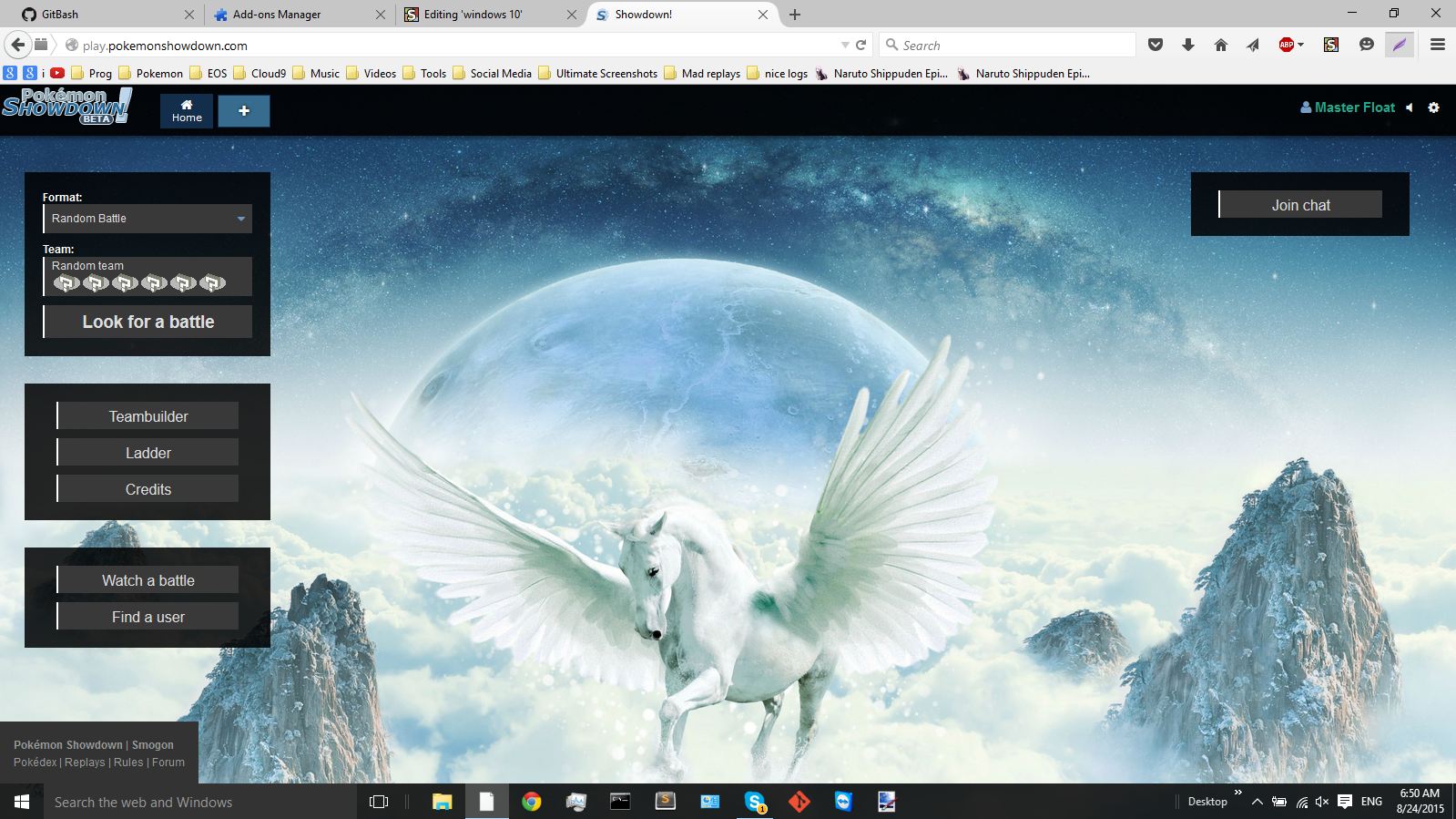 Windows 10 Pokemon Showdown Theme