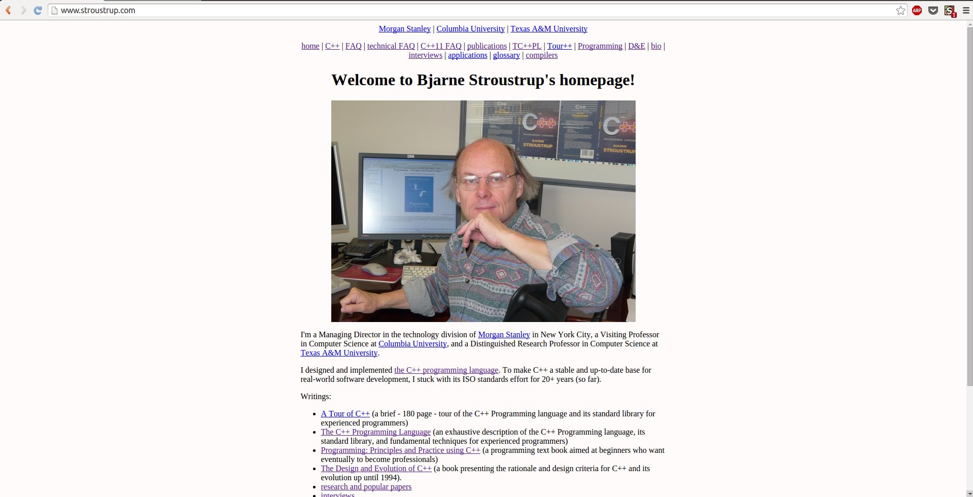 Readable Column - Bjarne Stroustrup's homepage!