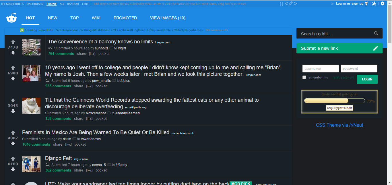 Reddit - Dark Naut Style