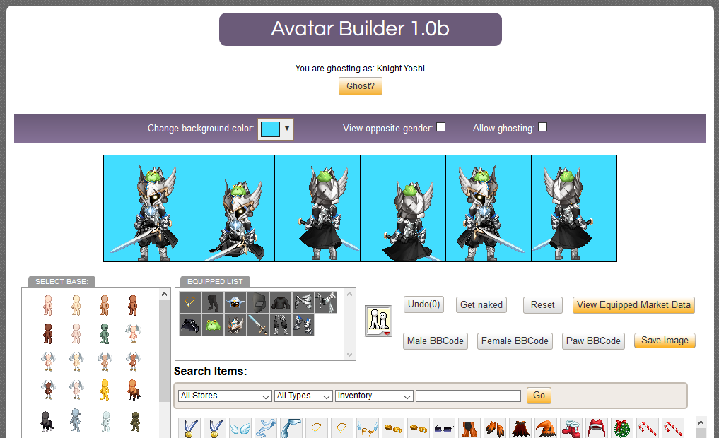 Gaiaonline - Avatar Builder