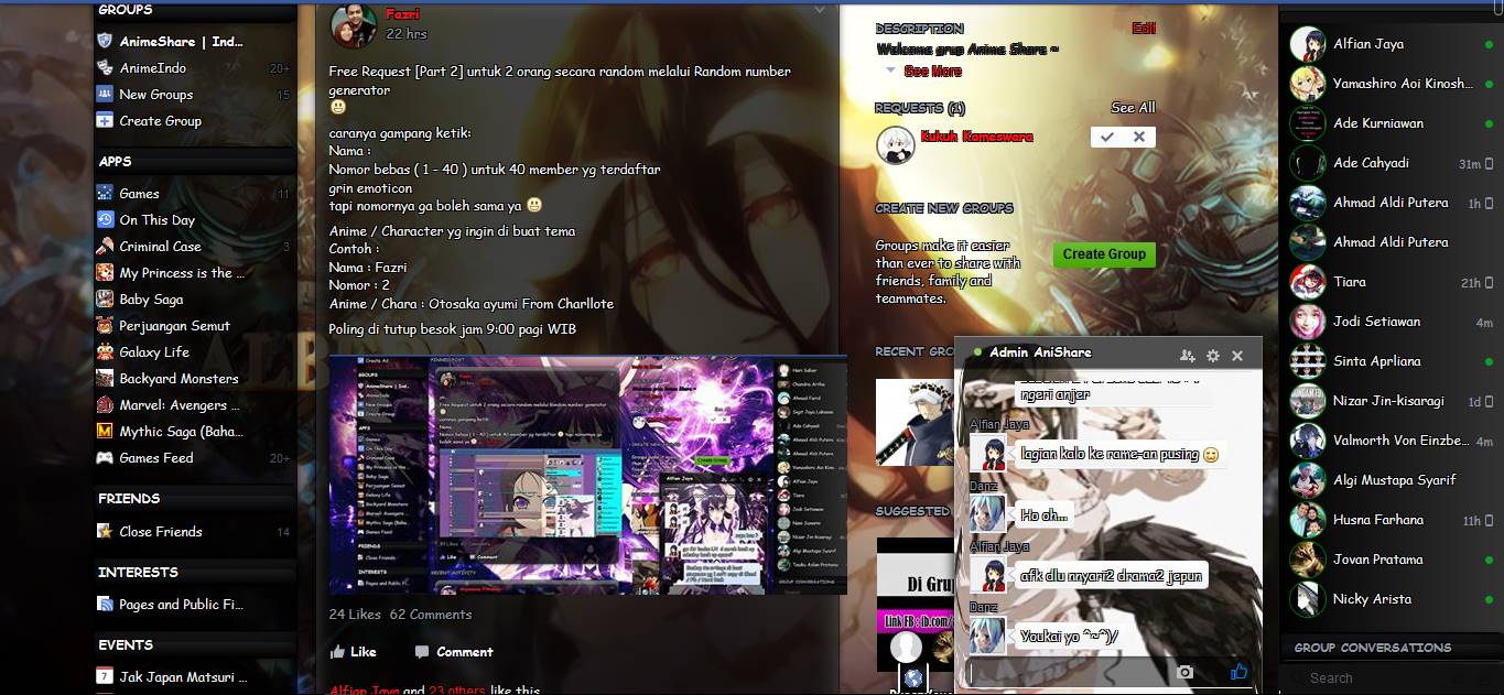 Albedo Overlord Facebook Theme
