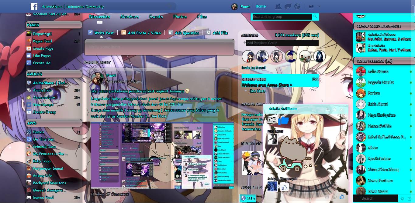 Shiraishi urara Facebook Theme