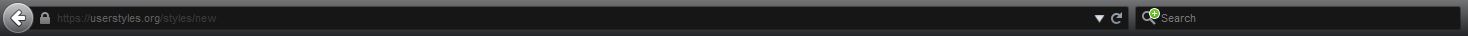 Dark Theme for Mozilla URL and Searchbar
