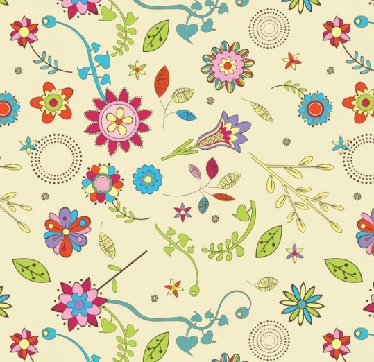 1447-seamless-floral Background for Google Docs