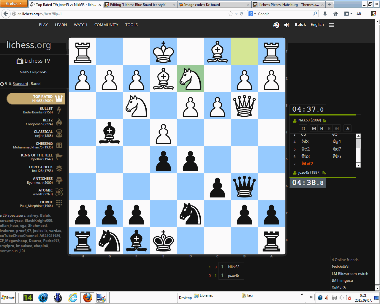 BlueBoard lichess (KC style)