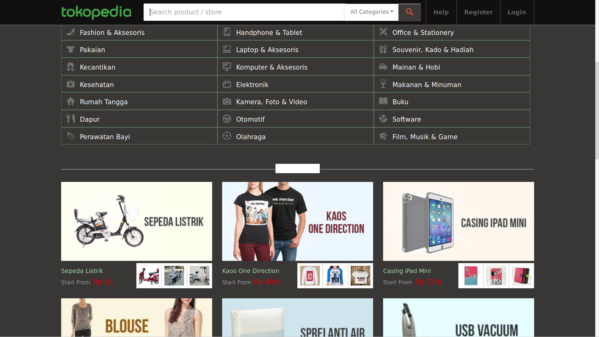Tokopedia Dark