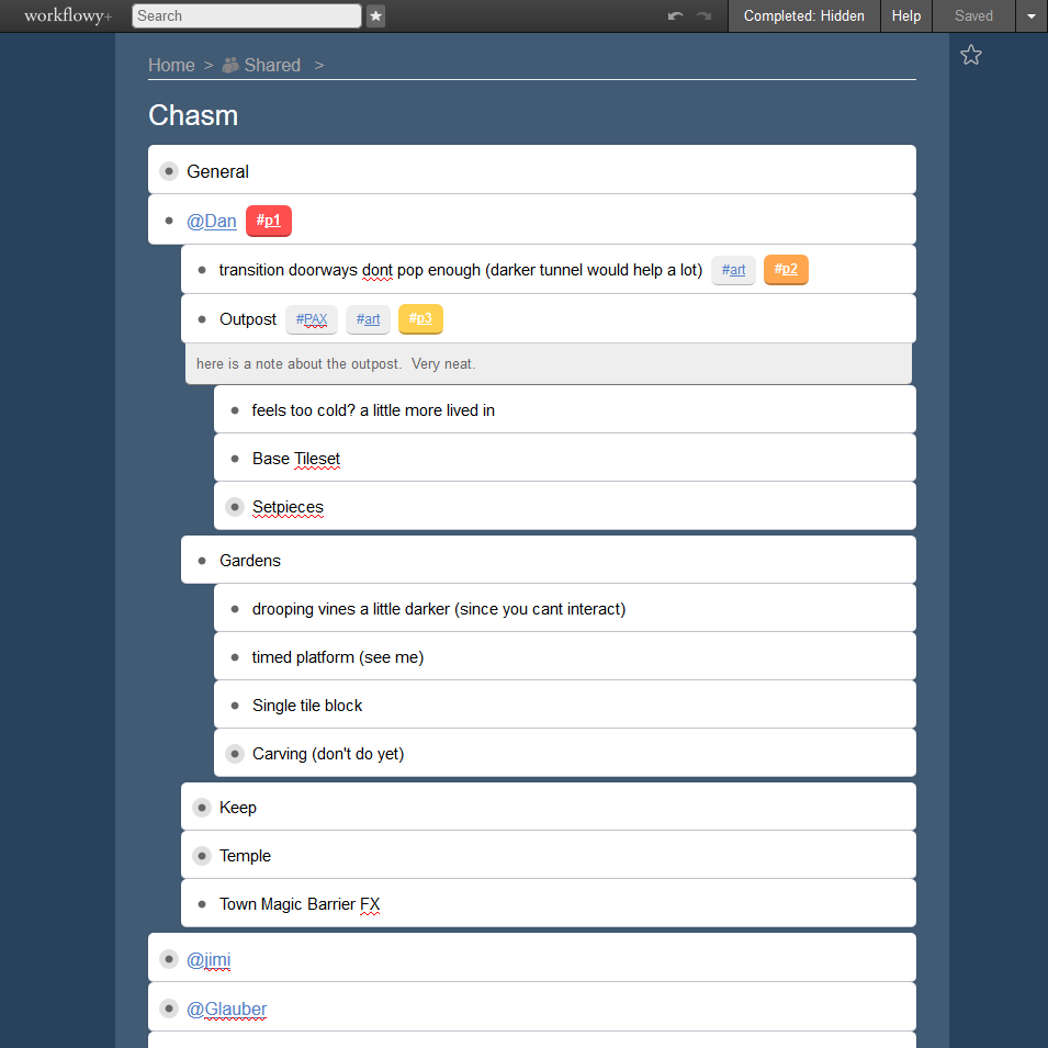 Workflowy Itemized