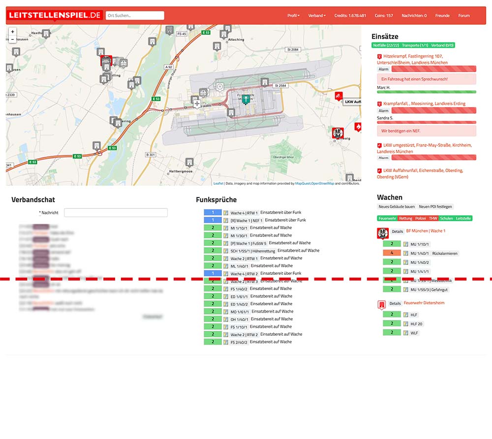 Leitstellenspiel v2 | Chrome + Safari + Opera