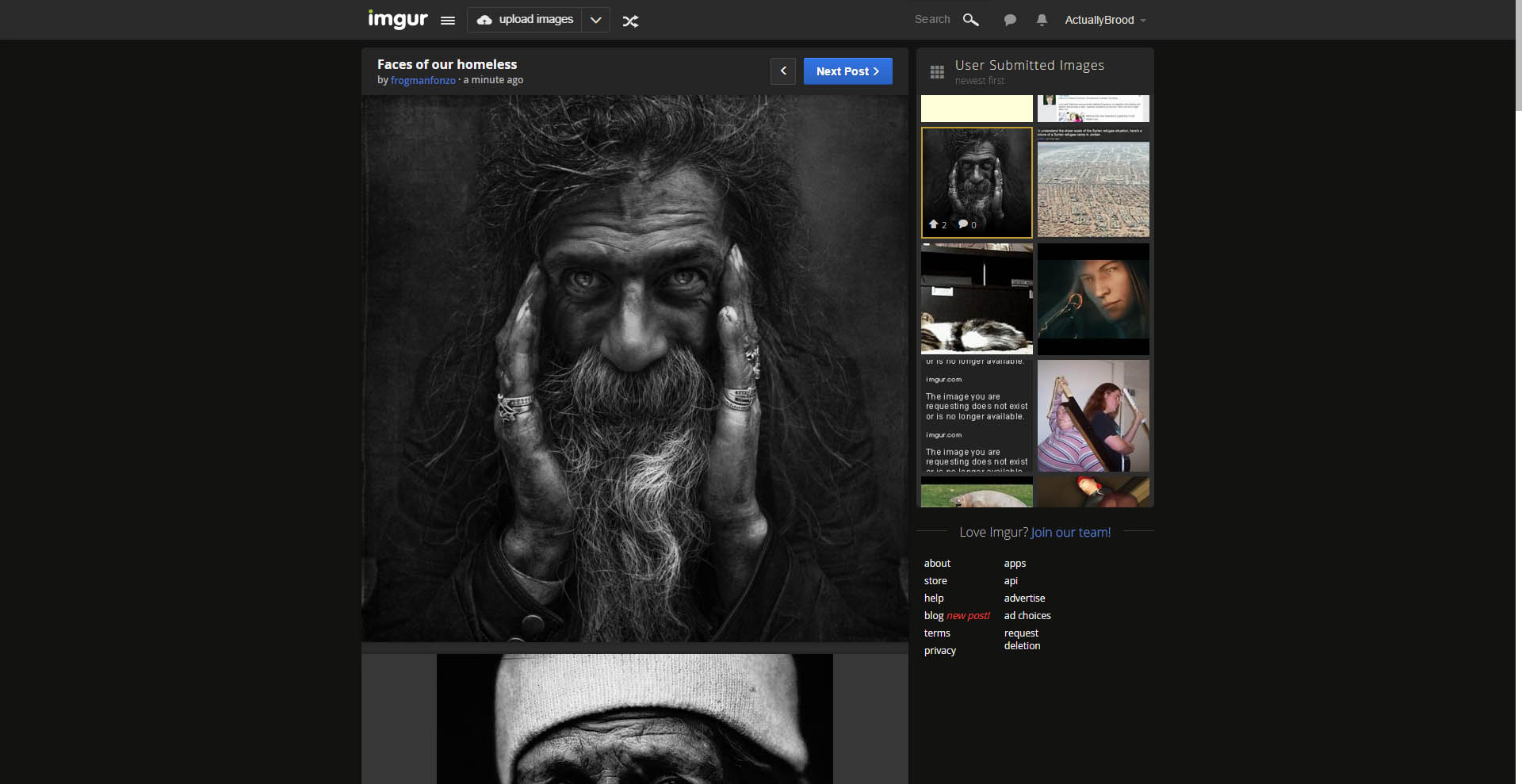 Hide Imgur Beta Feedback Button