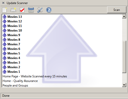 Update Scanner - Custom Firefox Sidebar Background