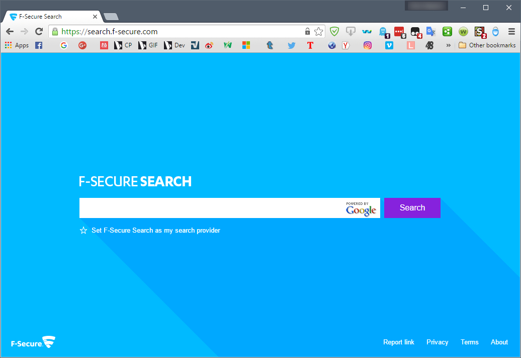 F-Secure Search Declutter