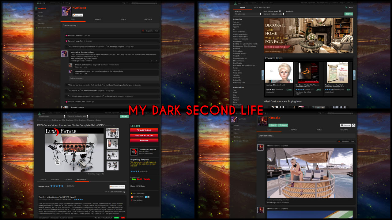 My Dark SecondLife