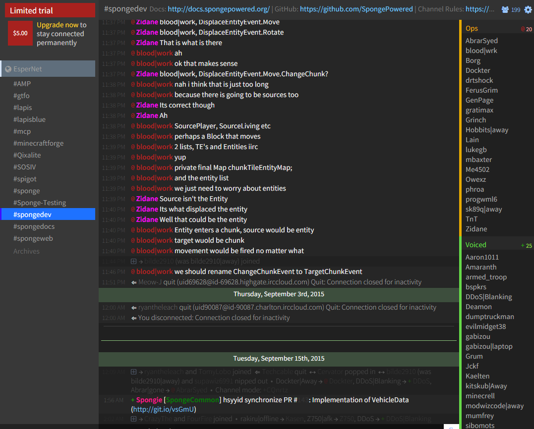 IRCCloud - Dark Matter Reloaded - Flat Left