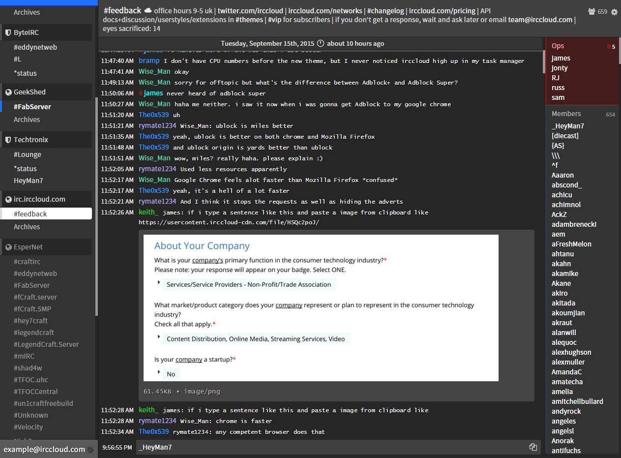 IRCCloud - Better font & Contrast