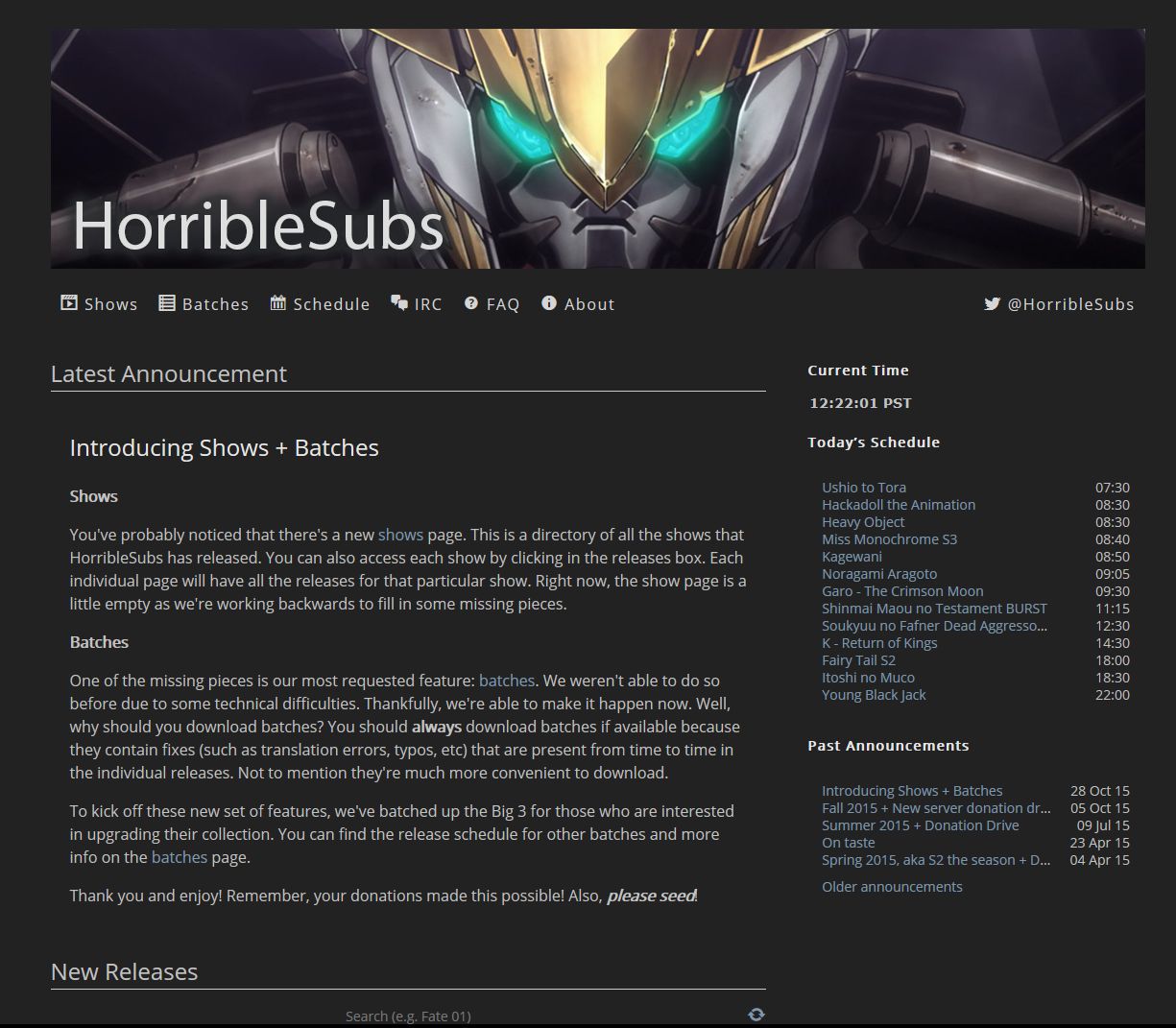 The Dark and Flat - Horriblesubs