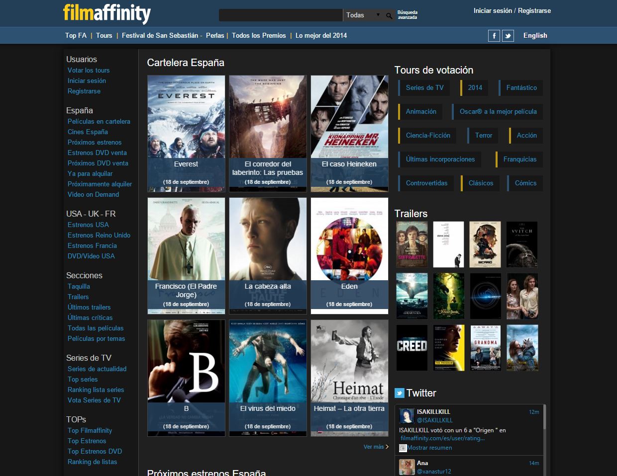 DarkAffinity - Filmaffinity theme