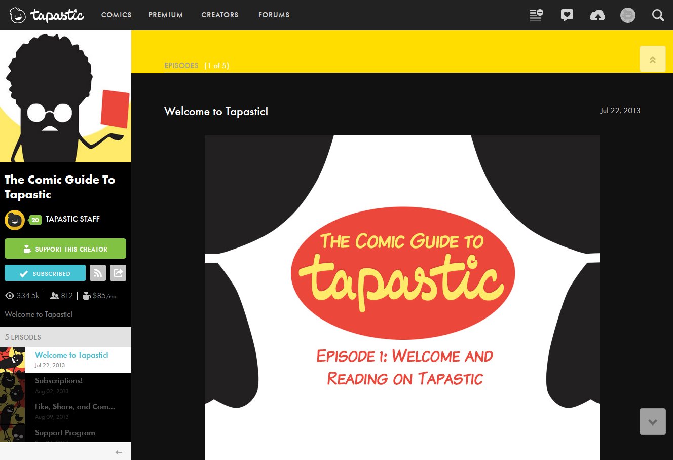 Dark Tapastic