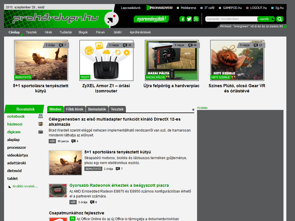 PH!mod: "evergreen" Prohardverhez!