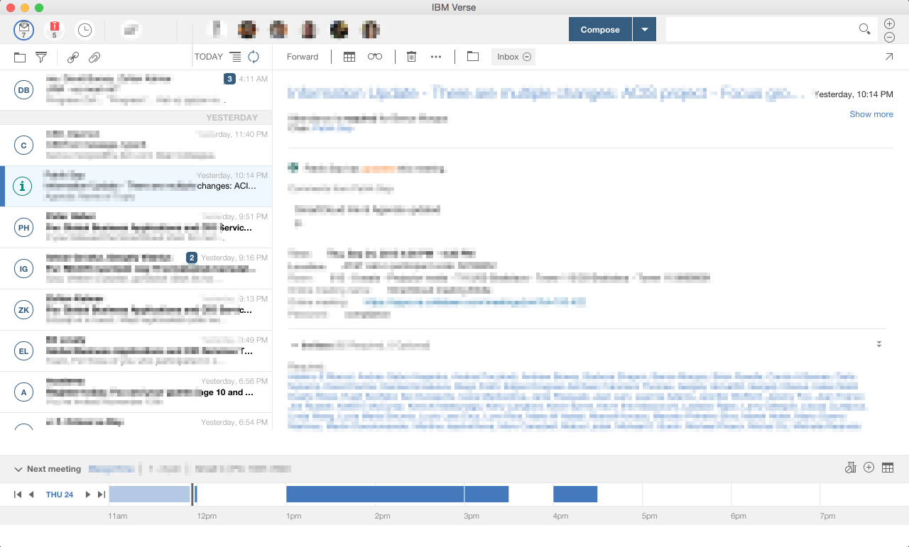 IBM Verse - Inbox Enhancements - SnowWhite ADDON