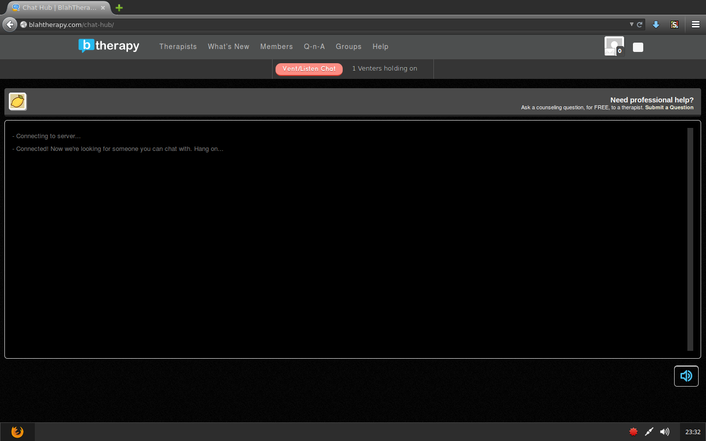 Dark chat for night owls