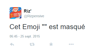 Masquer les Emojis