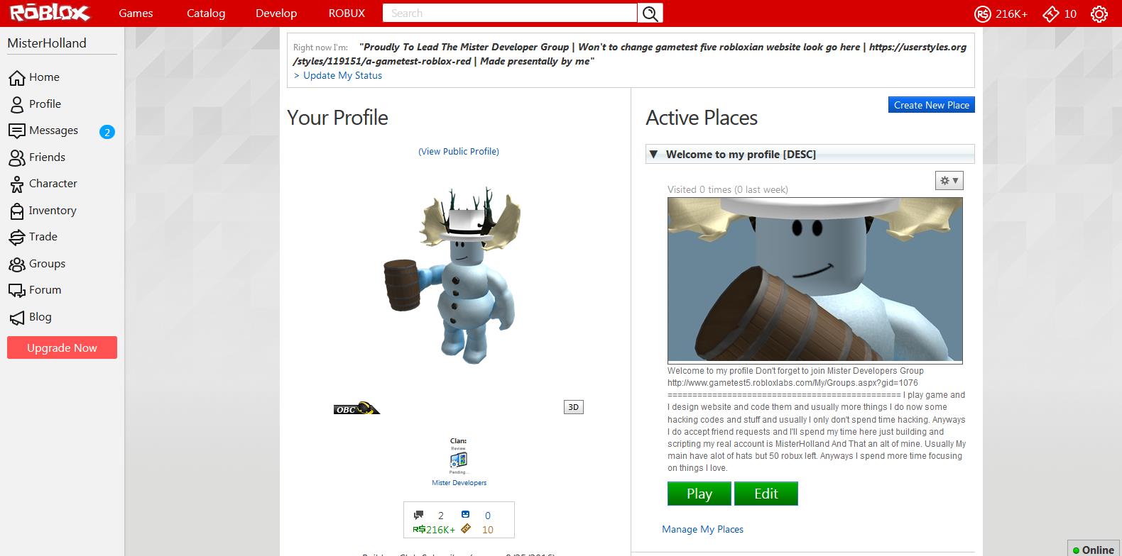 A Gametest Roblox [Red]