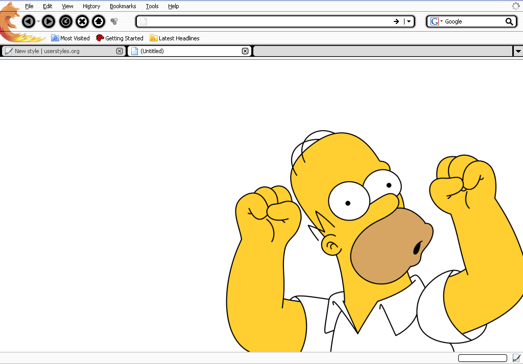 about:blank - Homer Simpson