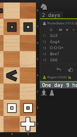 Lichess put time/material/moves to the top