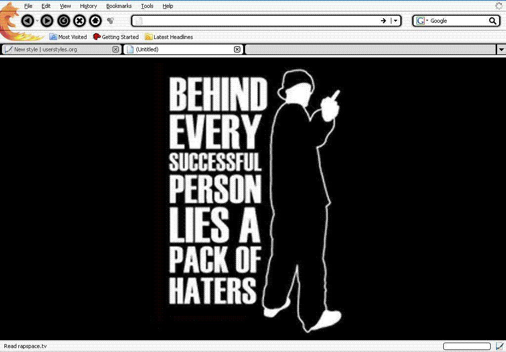 about:blank - Haters
