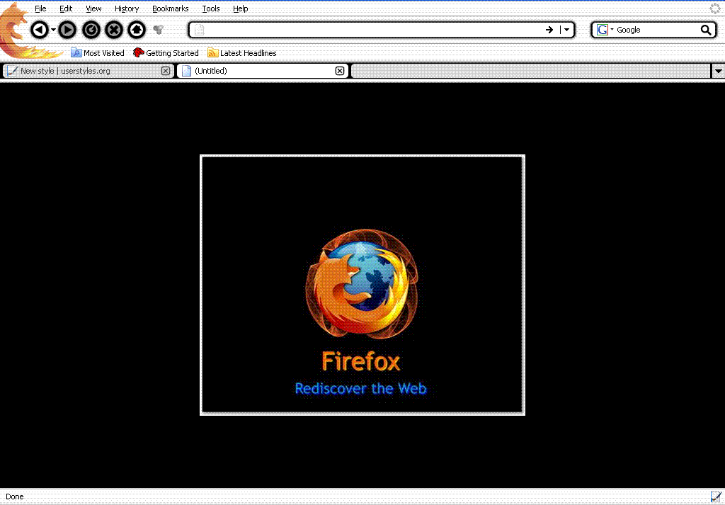 about:blank - Firefox: Rediscover the Web
