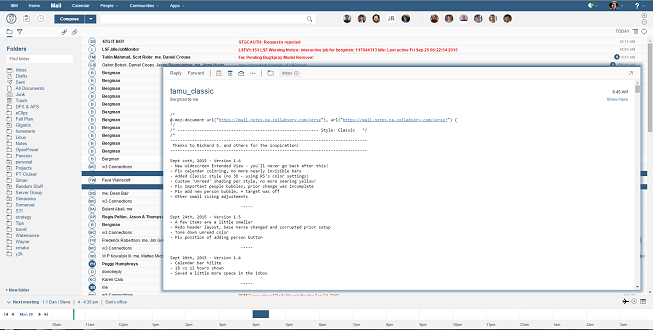 IBM Verse - #tamu - Classic - Widescreen
